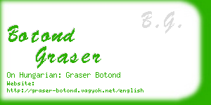 botond graser business card
